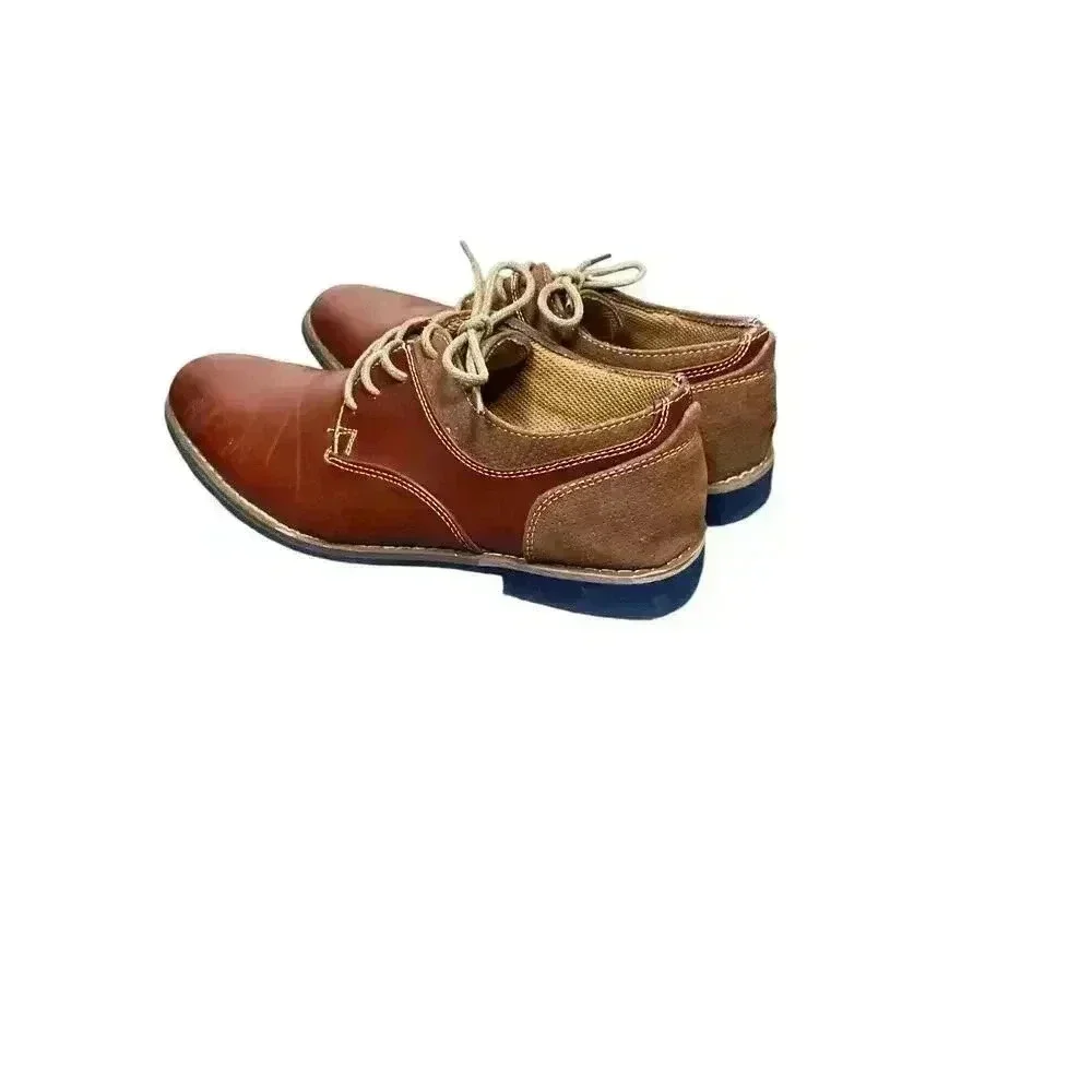 Deer Stags Mens Jax Brown Dress Shoes Oxford Lace up Size 5